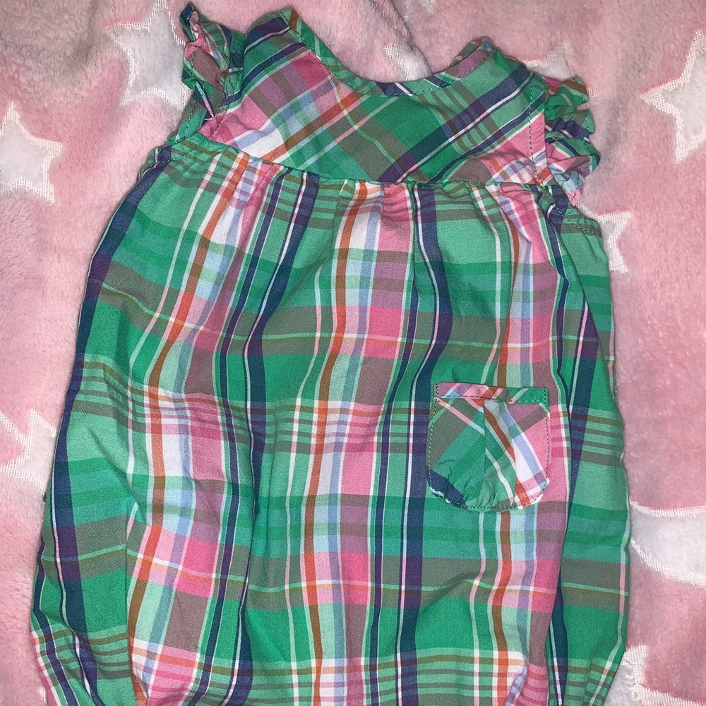 Chaps 3-6 months girl romper